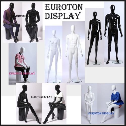 Sitting abstrait mannequin - sitting,