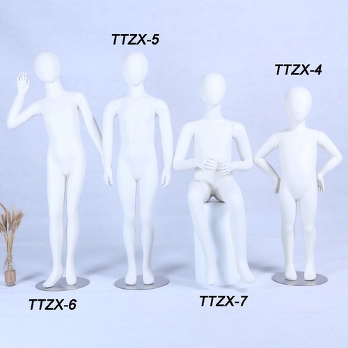Mannequin vitrine blanc mat - de,